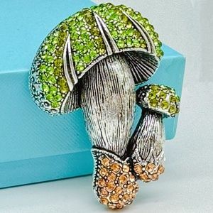 🔥2/$15 Mushroom Brooch Mushroom pin Vintage Style Mushroom Jewelry